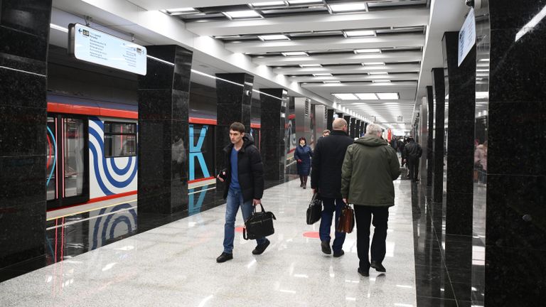 Станция Варшавская Большой кольцевой линии Московского метро Станция Варшавская Большой кольцевой линии Московского метро