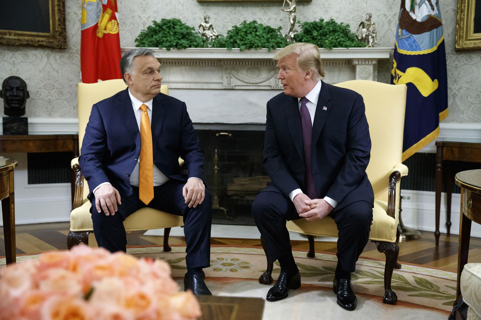 Премьер-министр Венгрии Виктор Орбан и Дональд Трамп Премьер-министр Венгрии Виктор Орбан и Дональд Трамп - РИА Новости, 1920, 06.03.2024