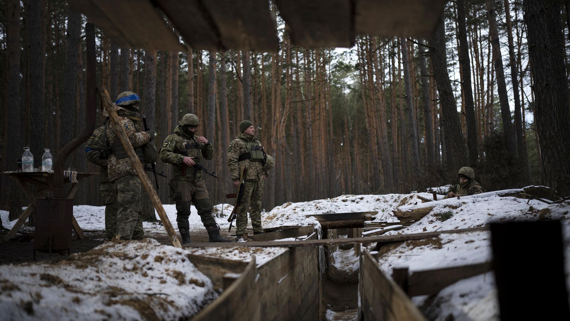 Украинские военные на границе Украины и Белоруссии Украинские военные на границе Украины и Белоруссии - РИА Новости, 1920, 27.03.2023