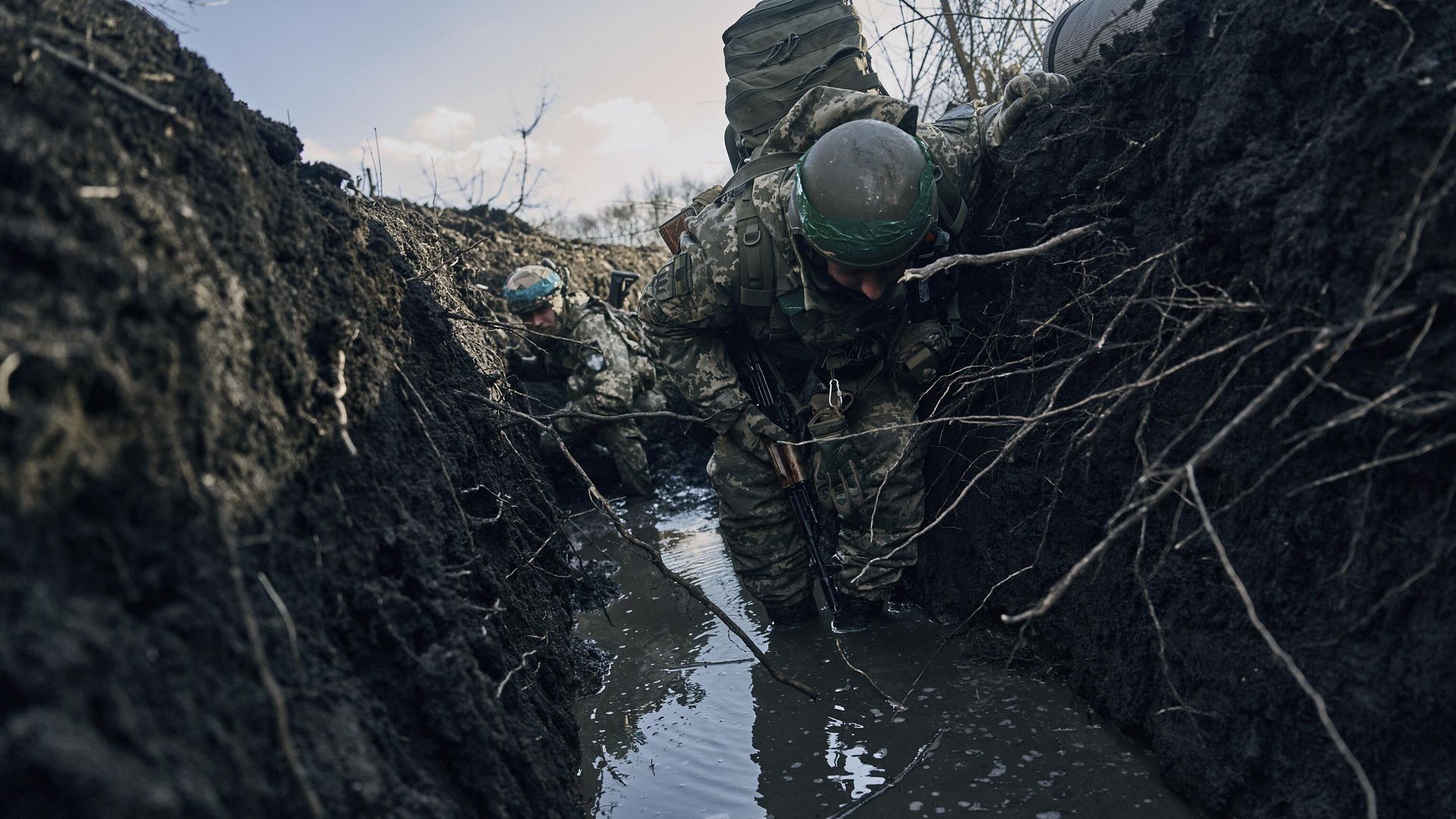 Украинские военные в районе Артемовска (Бахмута) Украинские военные в районе Артемовска (Бахмута) - РИА Новости, 1920, 08.01.2025