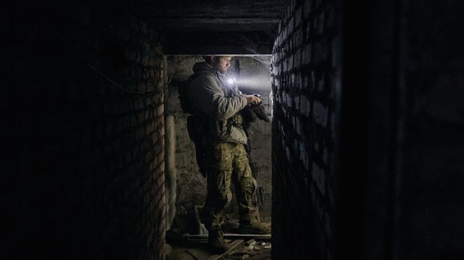 Украинский военнослужащий
