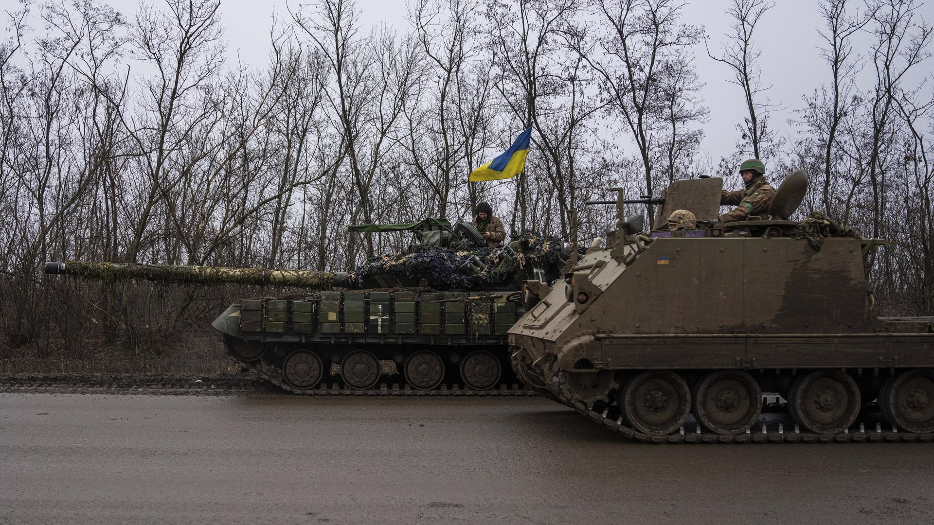 Украинская бронетехника под Артемовском Украинская бронетехника под Артемовском - РИА Новости, 1920, 11.03.2023