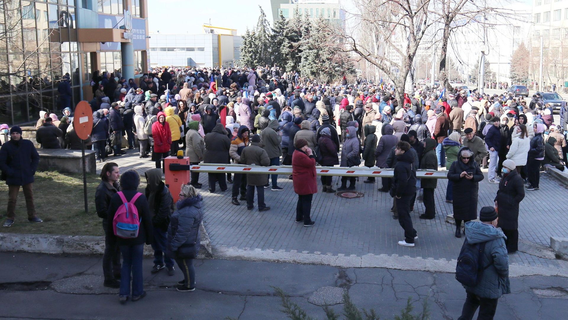 Участники протестной акции оппозиции в центре Кишинева Участники протестной акции оппозиции в центре Кишинева - РИА Новости, 1920, 12.03.2023