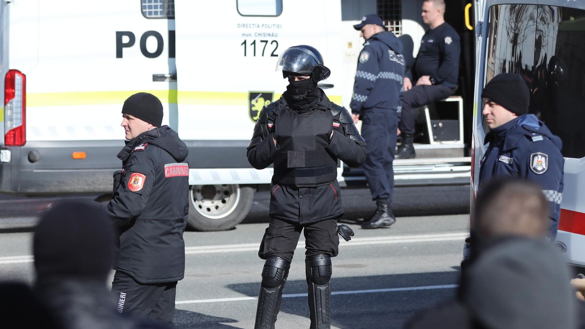 Войска карабинеров во время акции в Кишиневе Войска карабинеров во время акции в Кишиневе - РИА Новости, 1920, 16.01.2024