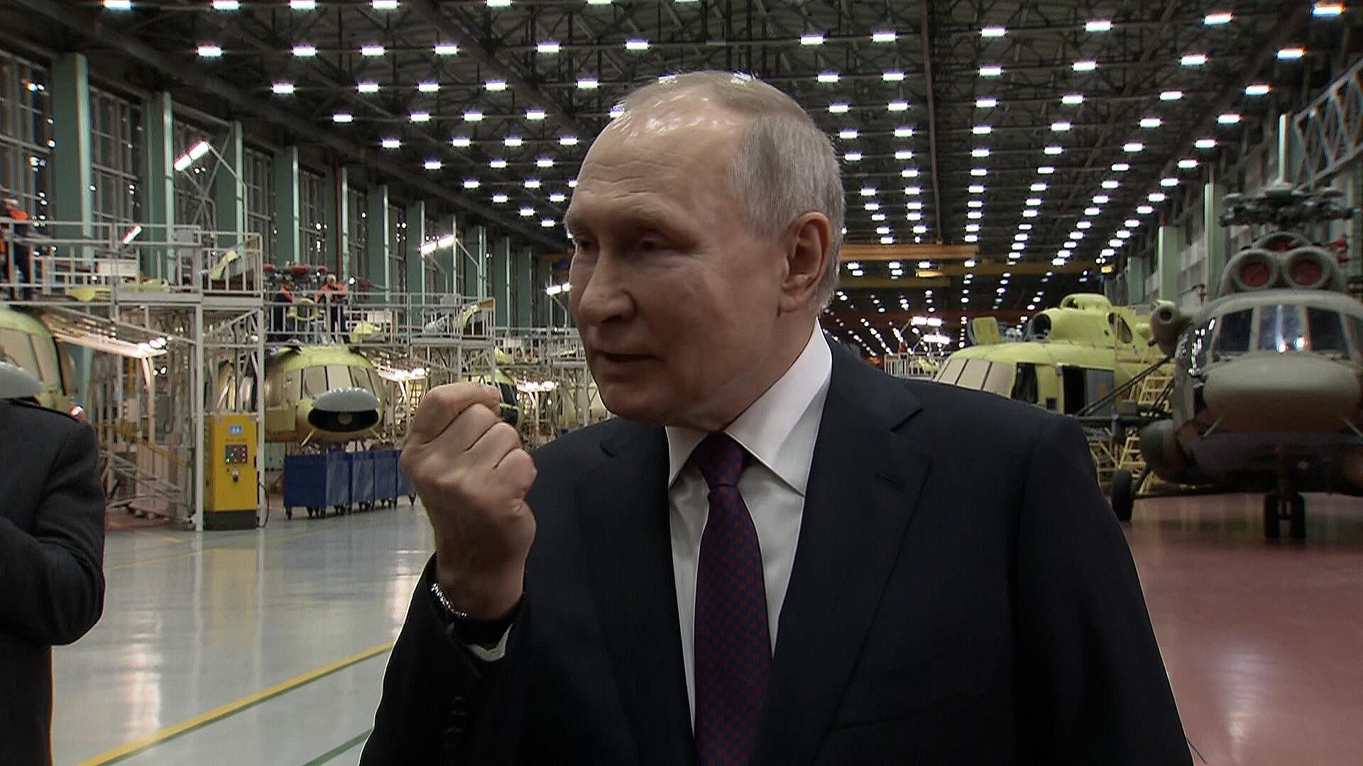 Путин: Прошлый год пошел России только на пользу Путин: Прошлый год пошел России только на пользу - РИА Новости, 1920, 14.03.2023