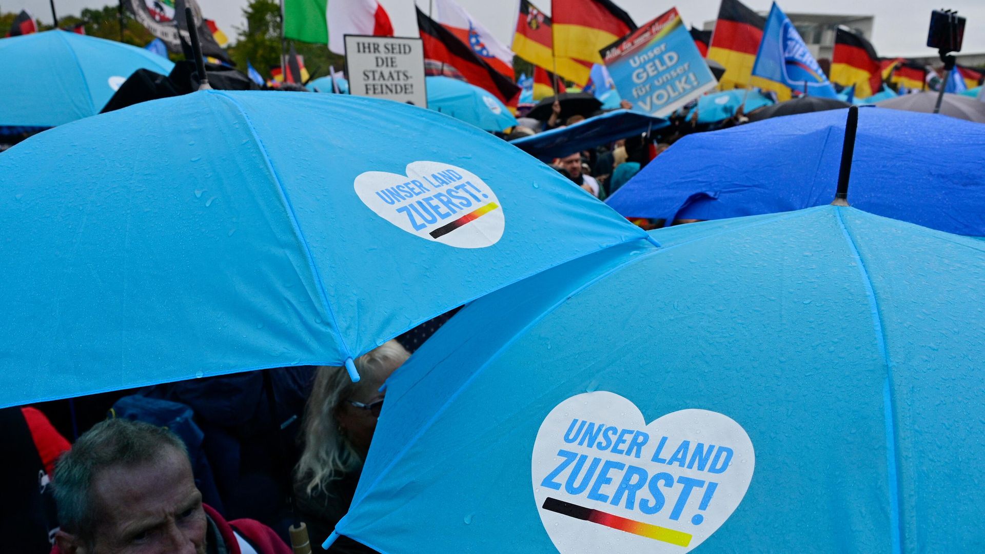 Сторонники партии Альтернатива для Германии на митинге Сторонники партии Альтернатива для Германии на митинге - РИА Новости, 1920, 19.03.2023