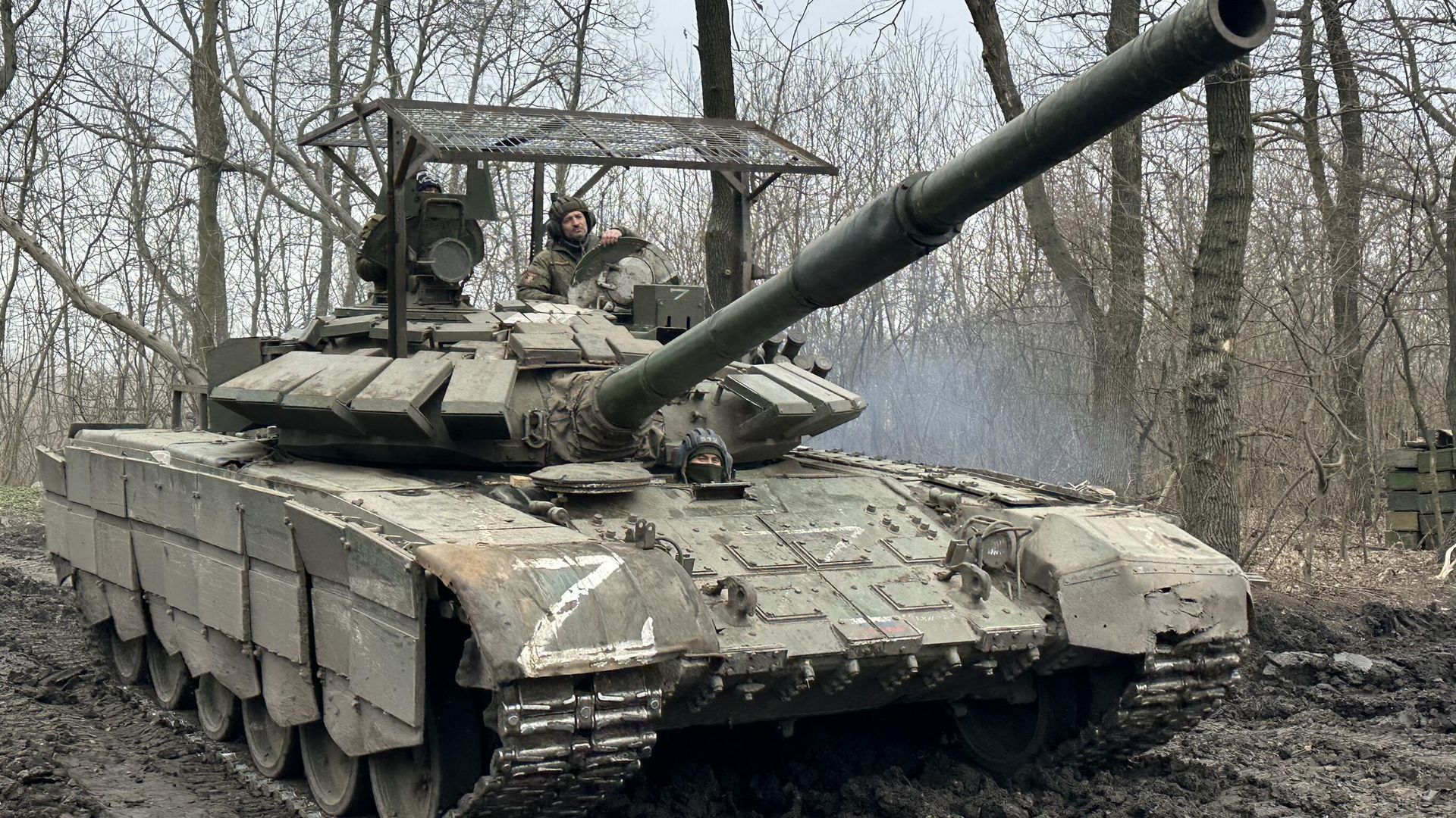 Танк Т-72Б3М на марьинском направлении Танк Т-72Б3М на марьинском направлении - РИА Новости, 1920, 22.03.2023