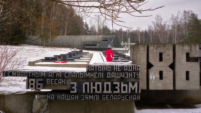 Мемориальный комплекс Хатынь в Белоруссии