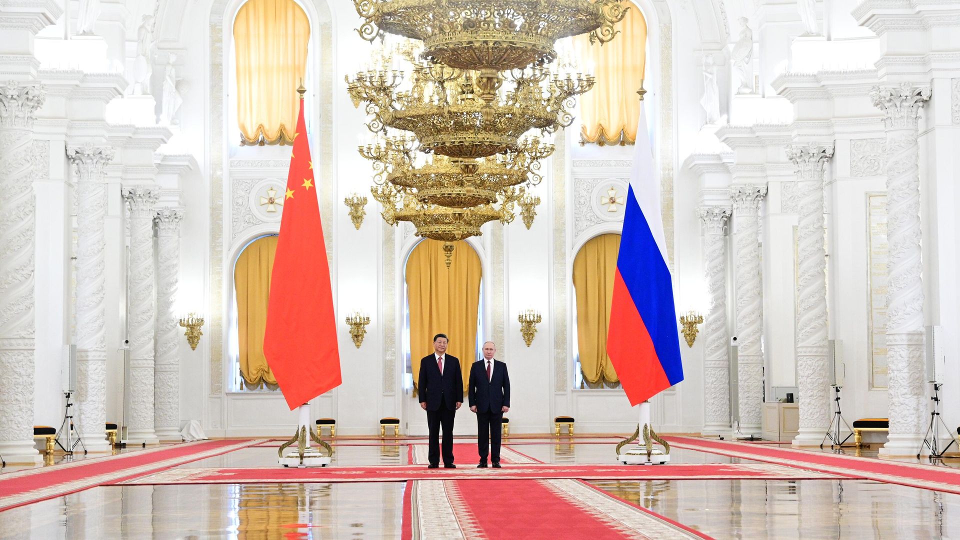 Встреча президента РФ В. Путина и председателя КНР Си Цзиньпина Встреча президента РФ В. Путина и председателя КНР Си Цзиньпина - РИА Новости, 1920, 21.03.2023