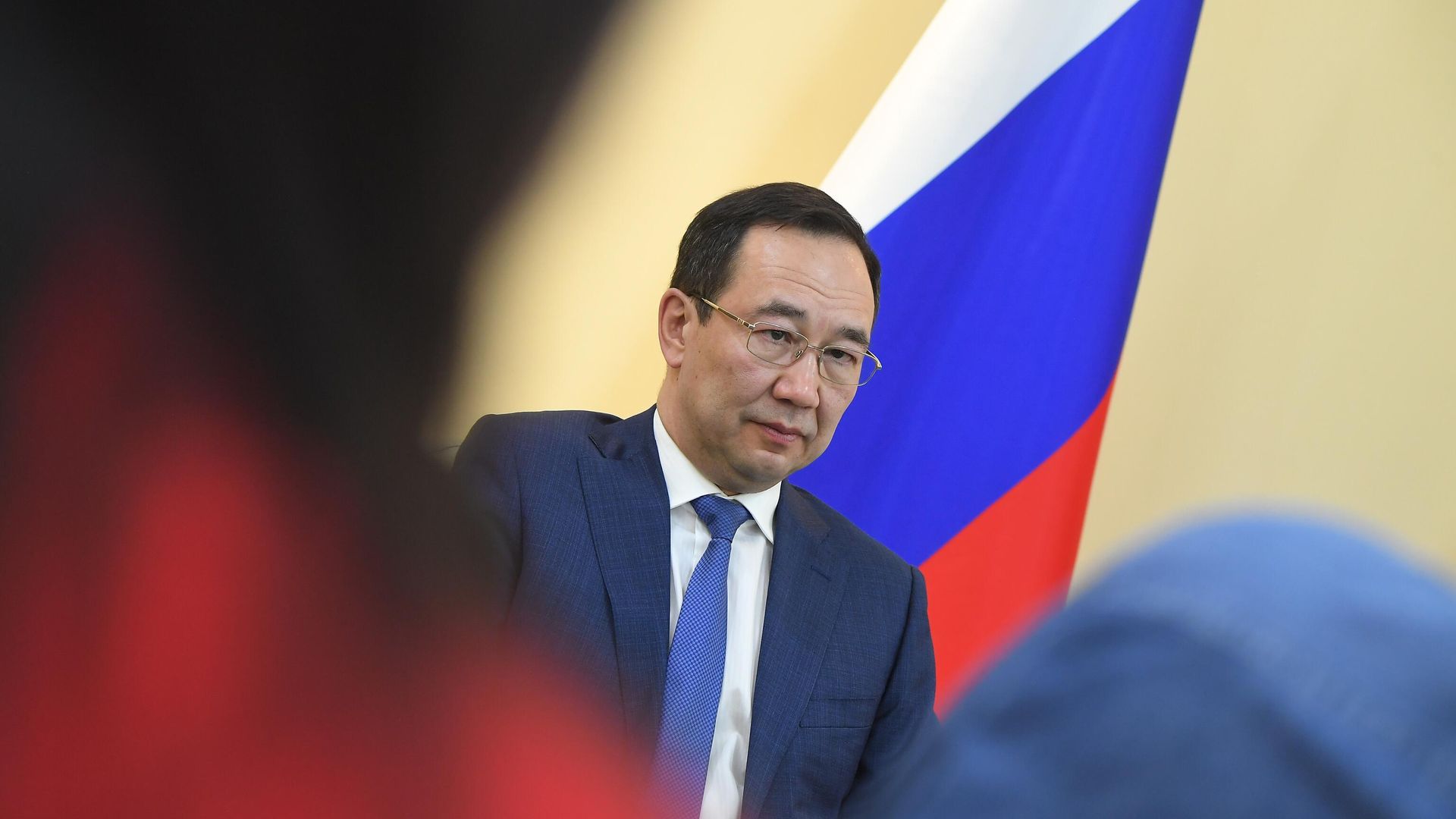 Глава Республики Саха (Якутия) Айсен Николаев Глава Республики Саха (Якутия) Айсен Николаев - РИА Новости, 1920, 11.09.2023