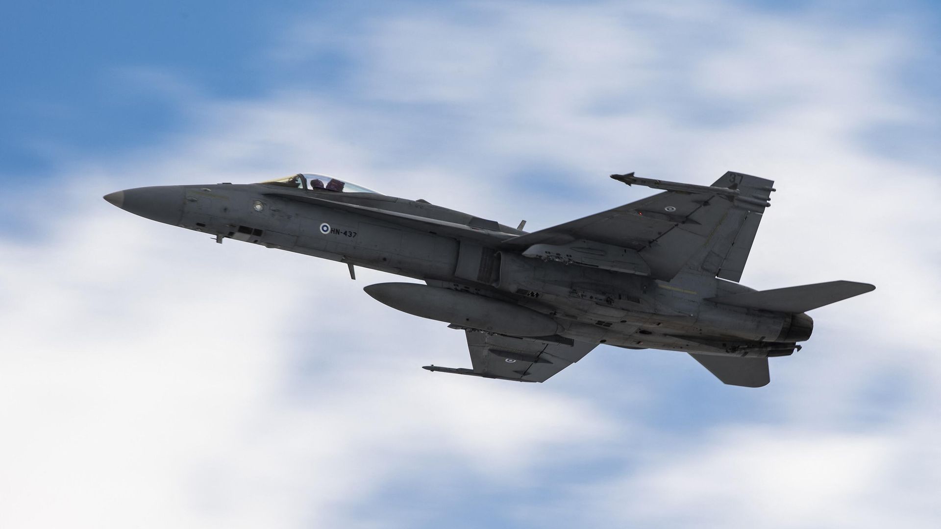 Финский истребитель F-18 Hornet Финский истребитель F-18 Hornet - РИА Новости, 1920, 03.05.2023