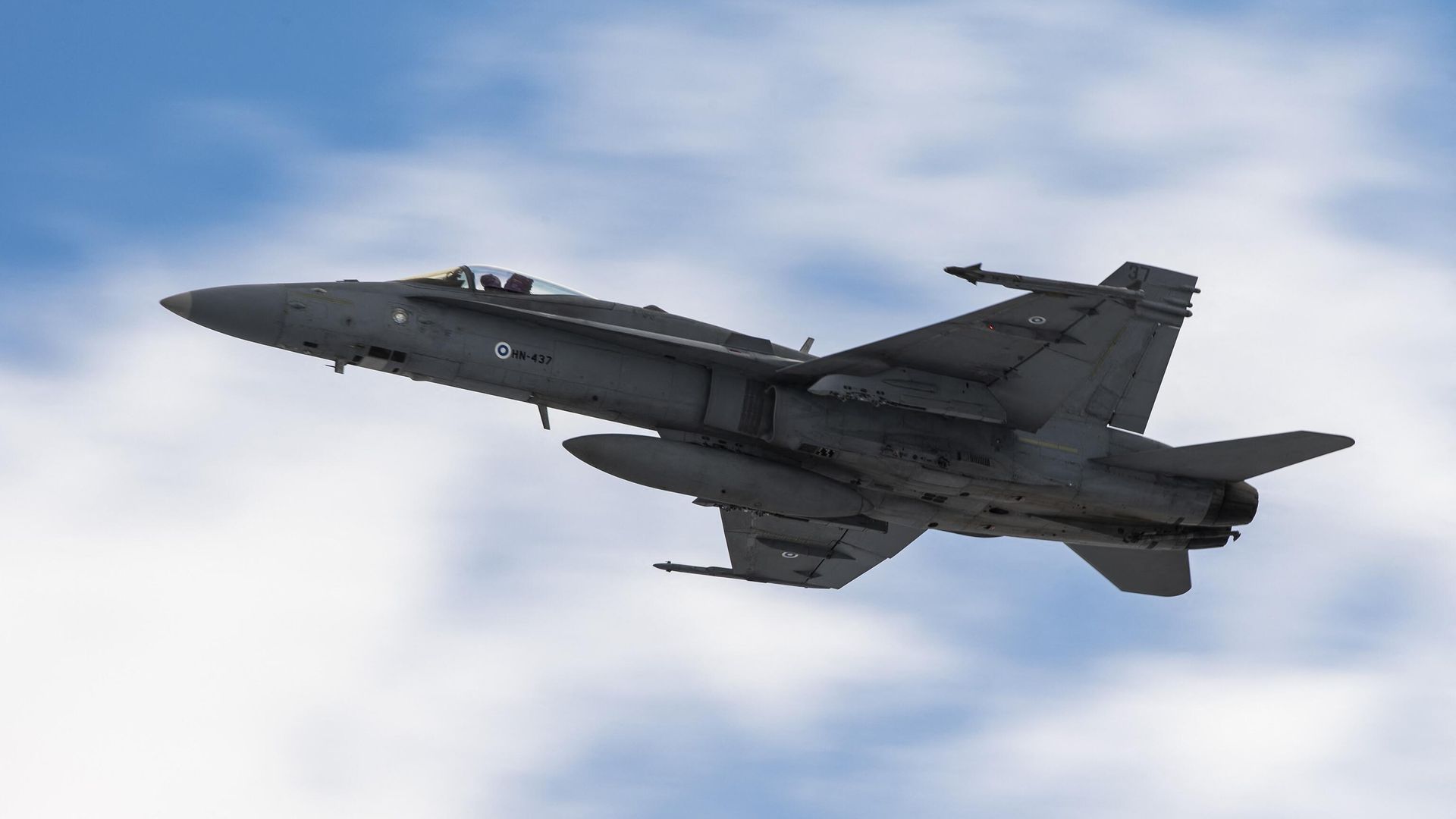 Финский истребитель F-18 Hornet Финский истребитель F-18 Hornet - РИА Новости, 1920, 03.05.2023