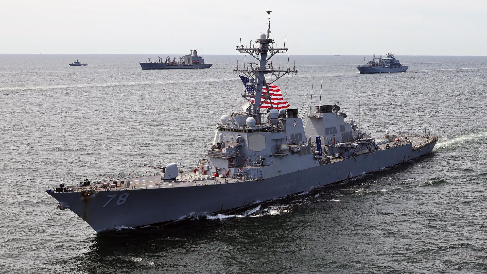 Десантный корабль USS Kearsarge на учениях Baltops Десантный корабль USS Kearsarge на учениях Baltops - РИА Новости, 1920, 05.06.2024