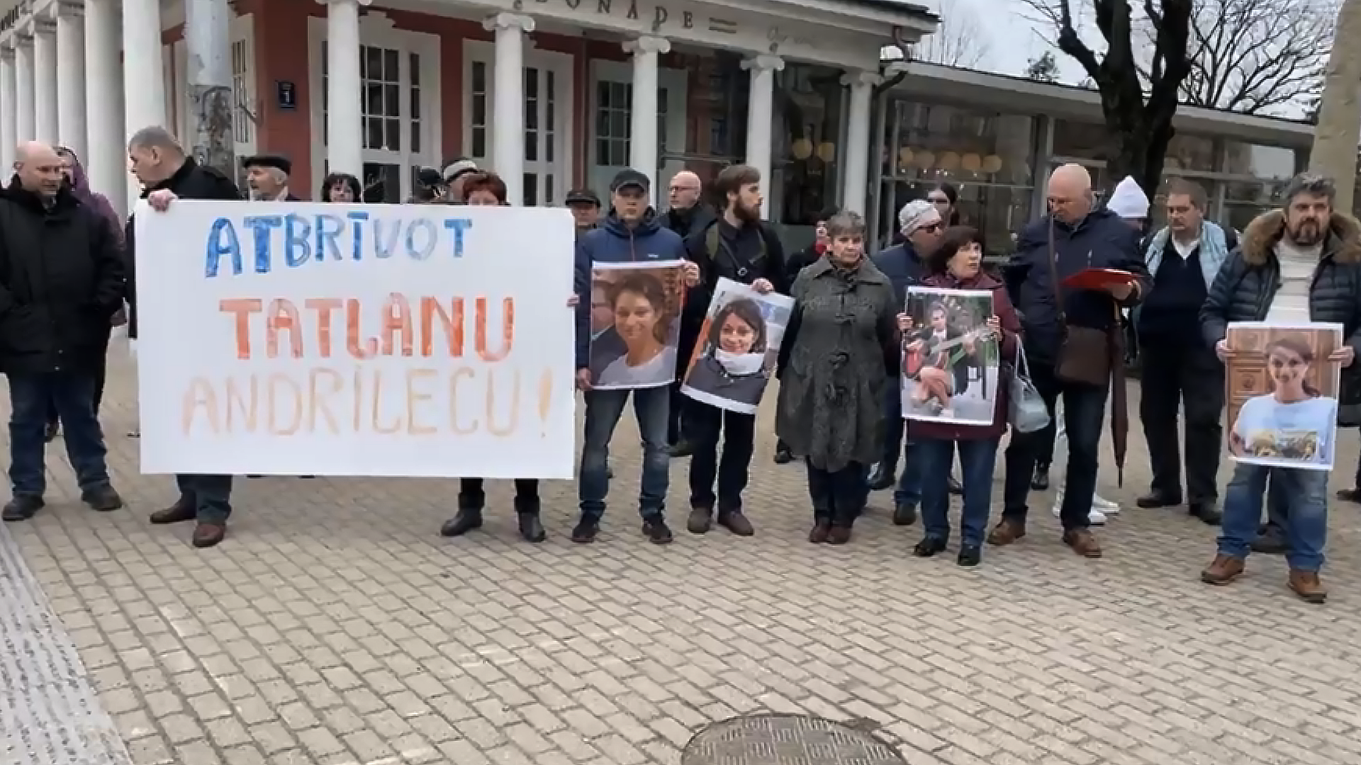 Митинг в поддержку активистки Татьяны Андриец в Латвии Митинг в поддержку активистки Татьяны Андриец в Латвии - РИА Новости, 1920, 24.03.2023