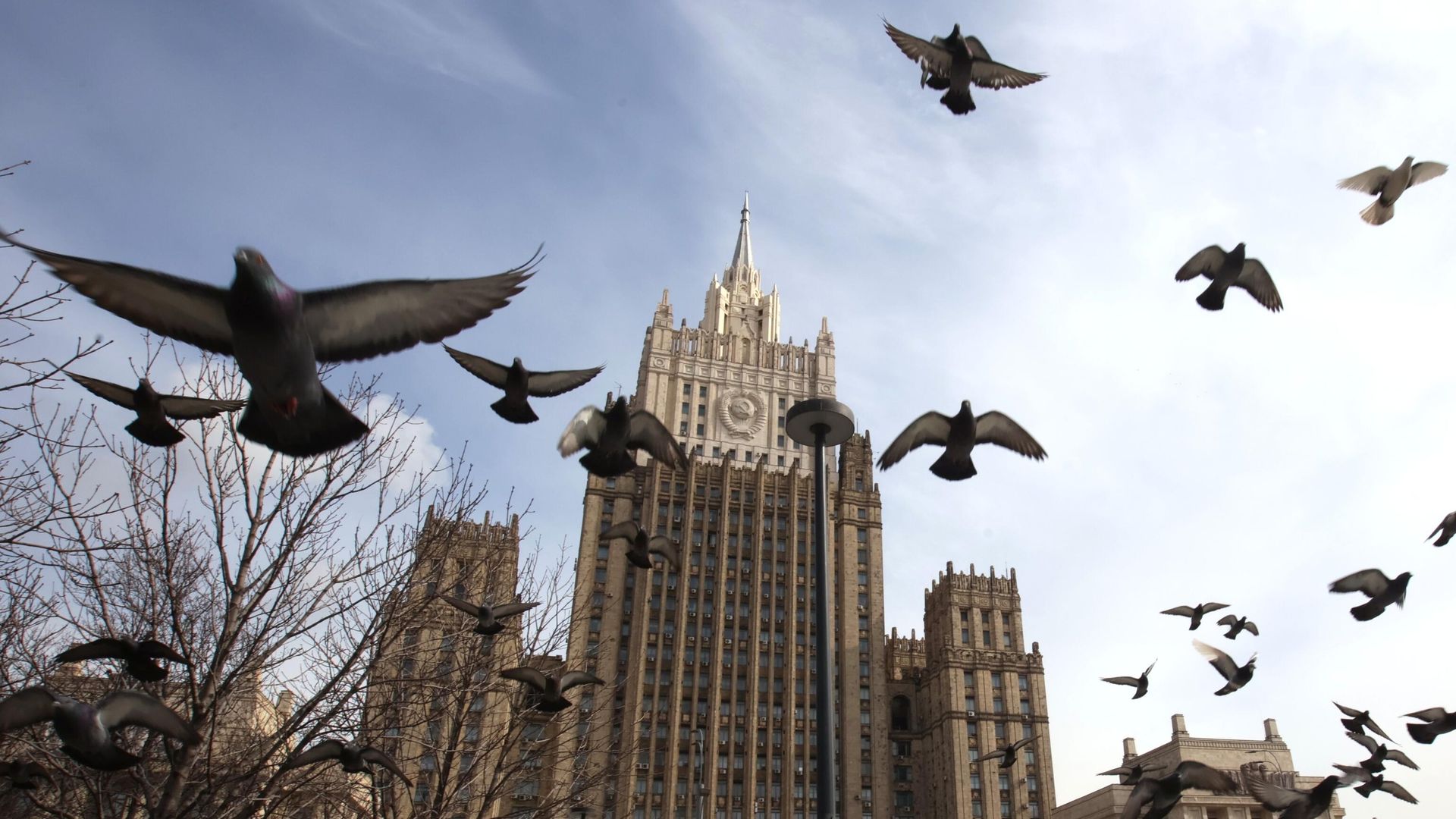 Здание Министерства иностранных дел РФ в Москве - РИА Новости, 1920, 12.04.2023