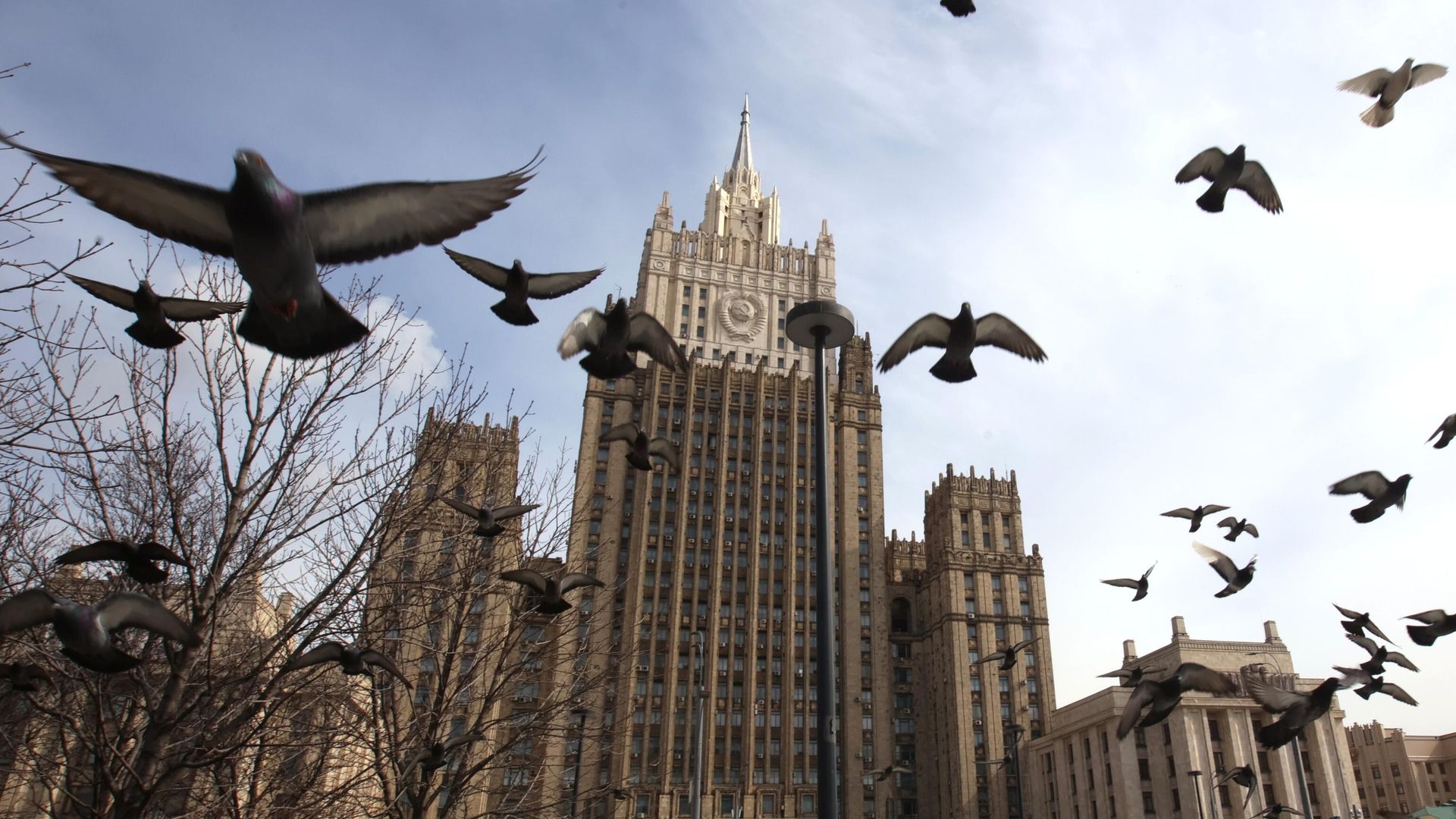 Здание Министерства иностранных дел РФ в Москве - РИА Новости, 1920, 04.04.2023