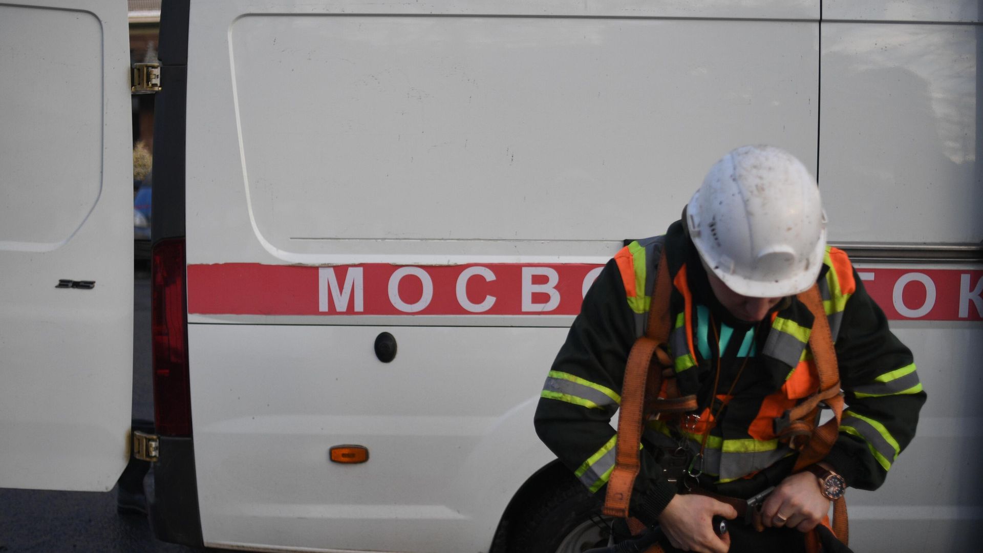 Сотрудник ГУП Мосводосток Сотрудник ГУП Мосводосток - РИА Новости, 1920, 21.05.2023