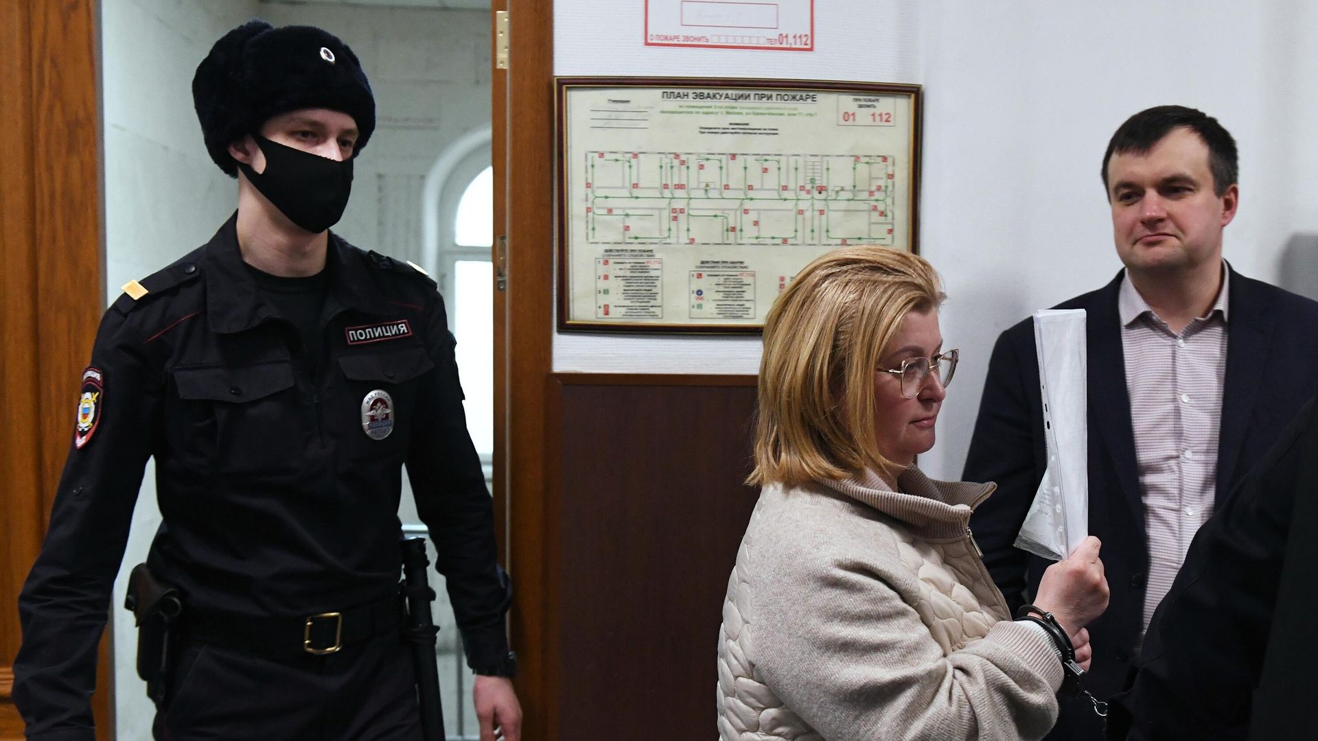 Врио заместителя губернатора Брянской области Татьяна Кулешова в Басманном суде Москвы Врио заместителя губернатора Брянской области Татьяна Кулешова в Басманном суде Москвы - РИА Новости, 1920, 30.03.2023