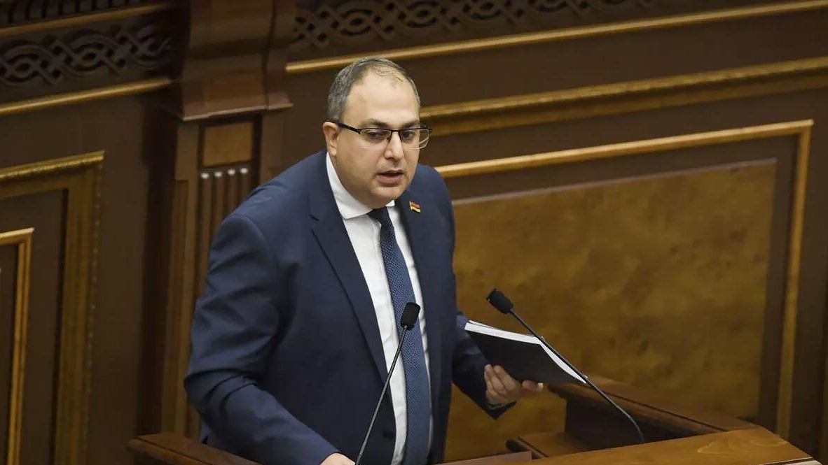 Владимир Варданян на заседании парламента Армении Владимир Варданян на заседании парламента Армении - РИА Новости, 1920, 31.03.2023