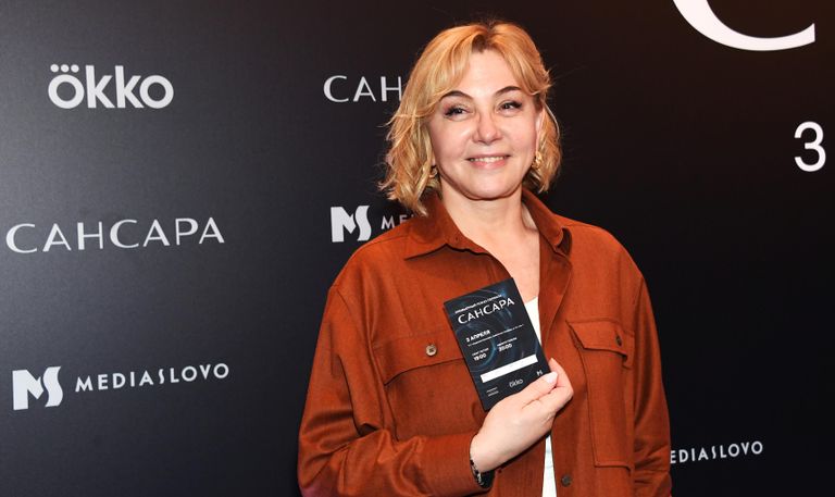 Телеведущая, журналист Арина Шарапова на премьере сериала Сансара режиссера Марии Агранович в кинотеатре Художественный в Москве Телеведущая, журналист Арина Шарапова на премьере сериала Сансара режиссера Марии Агранович в кинотеатре Художественный в Москве