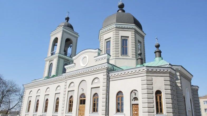 Свято-Покровский кафедральный собор в Хмельницком Свято-Покровский кафедральный собор в Хмельницком - РИА Новости, 1920, 04.04.2023