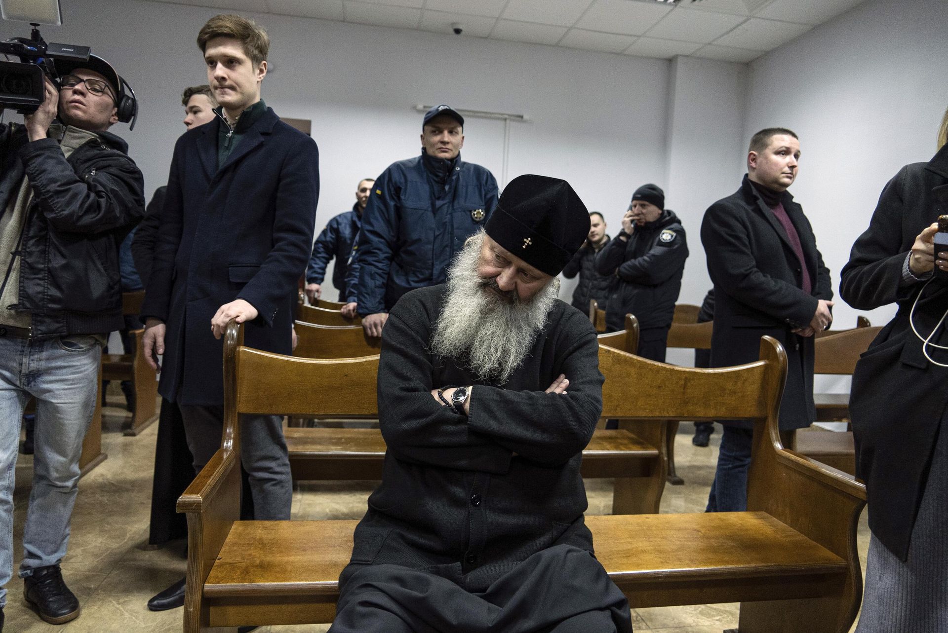 Наместник Киево-Печерской лавры митрополит Павел в зале суда в Киеве Наместник Киево-Печерской лавры митрополит Павел в зале суда в Киеве - РИА Новости, 1920, 11.08.2023