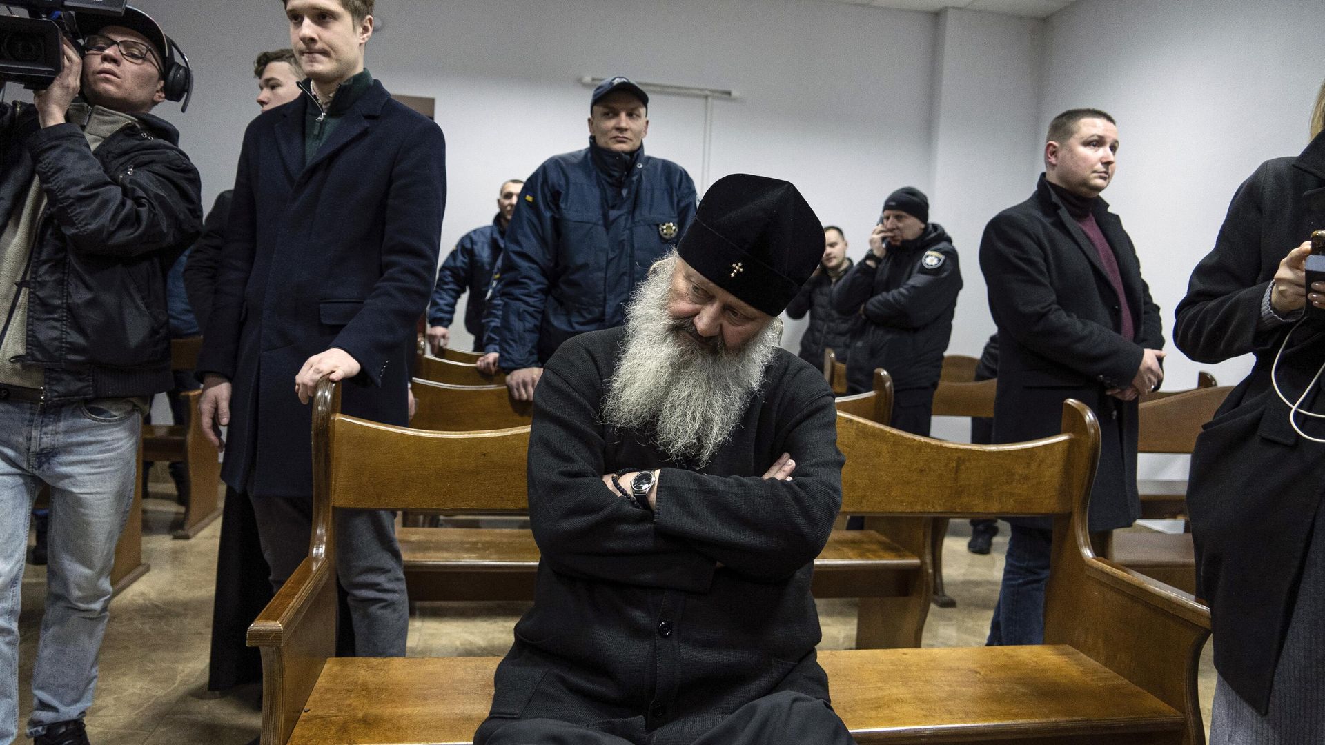 Наместник Киево-Печерской лавры митрополит Павел в зале суда в Киеве - РИА Новости, 1920, 26.07.2023