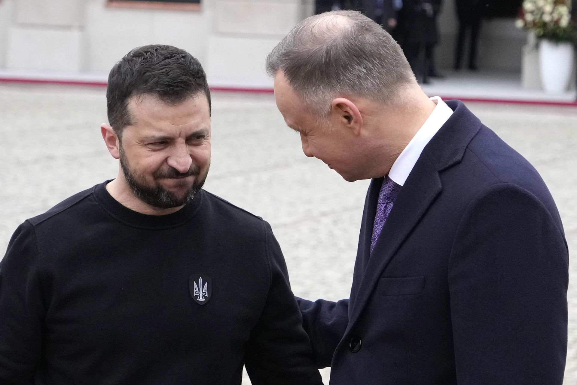 Президент Польши Анджей Дуда и президент Украины Владимир Зеленский во время встречи в Президентском дворце в Варшаве Президент Польши Анджей Дуда и президент Украины Владимир Зеленский во время встречи в Президентском дворце в Варшаве - РИА Новости, 1920, 13.06.2023