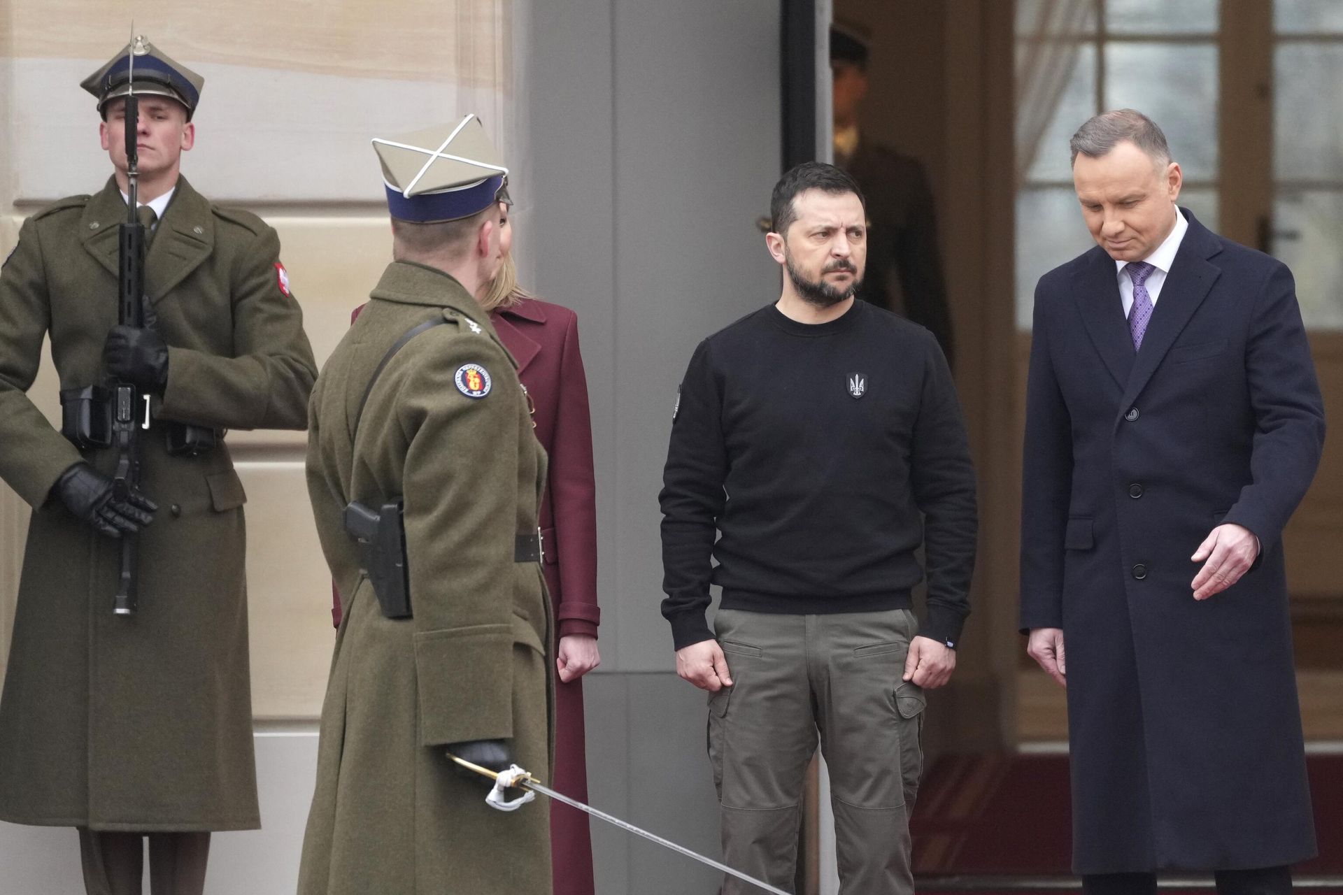 Президент Украины Владимир Зеленский и президент Польши Анджей Дуда во время встречи в Президентском дворце в Варшаве - РИА Новости, 1920, 02.08.2023