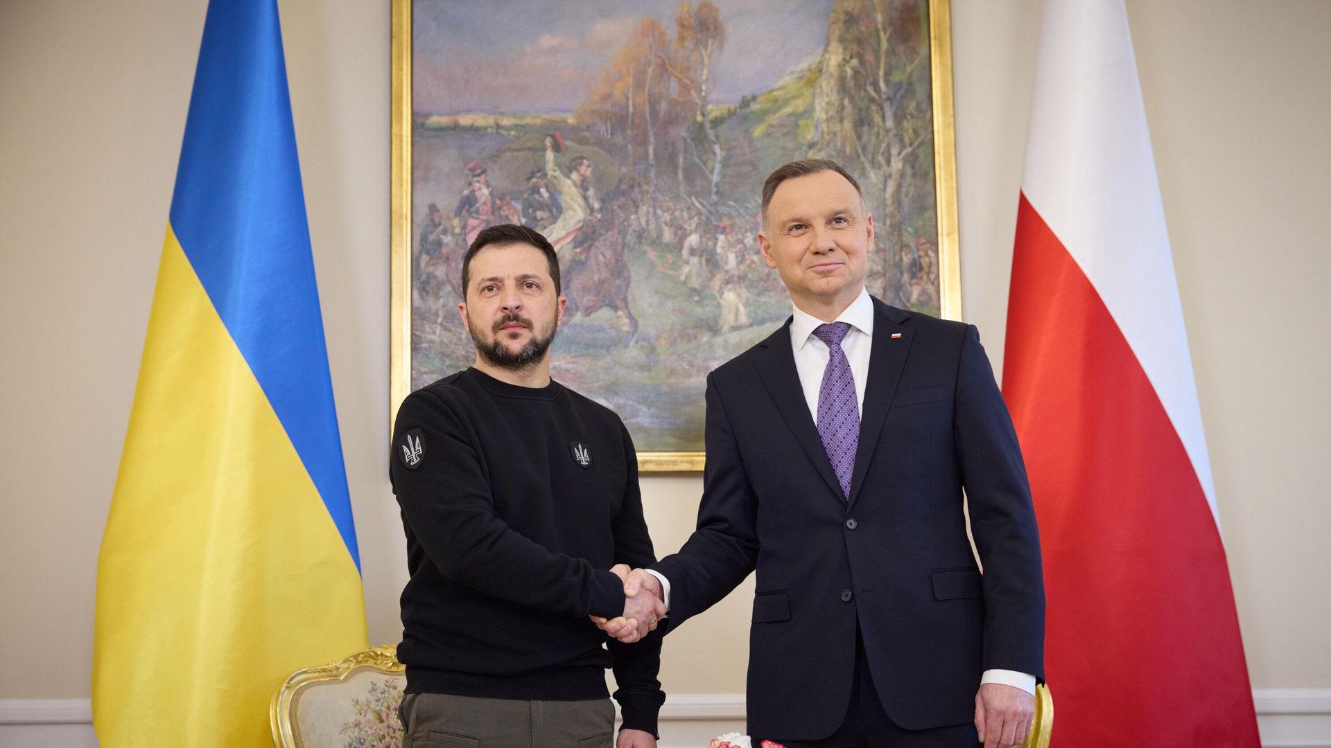 Визит президента Украины в Республику Польша Визит президента Украины в Республику Польша - РИА Новости, 1920, 08.04.2023