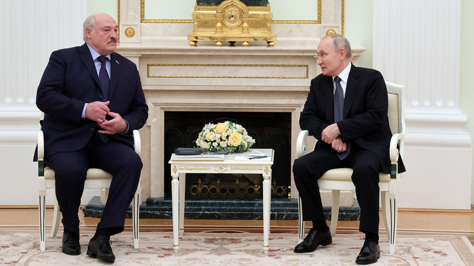Президент России Владимир Путин и президент Белоруссии Александр Лукашенко Президент России Владимир Путин и президент Белоруссии Александр Лукашенко - РИА Новости, 1920, 30.08.2023