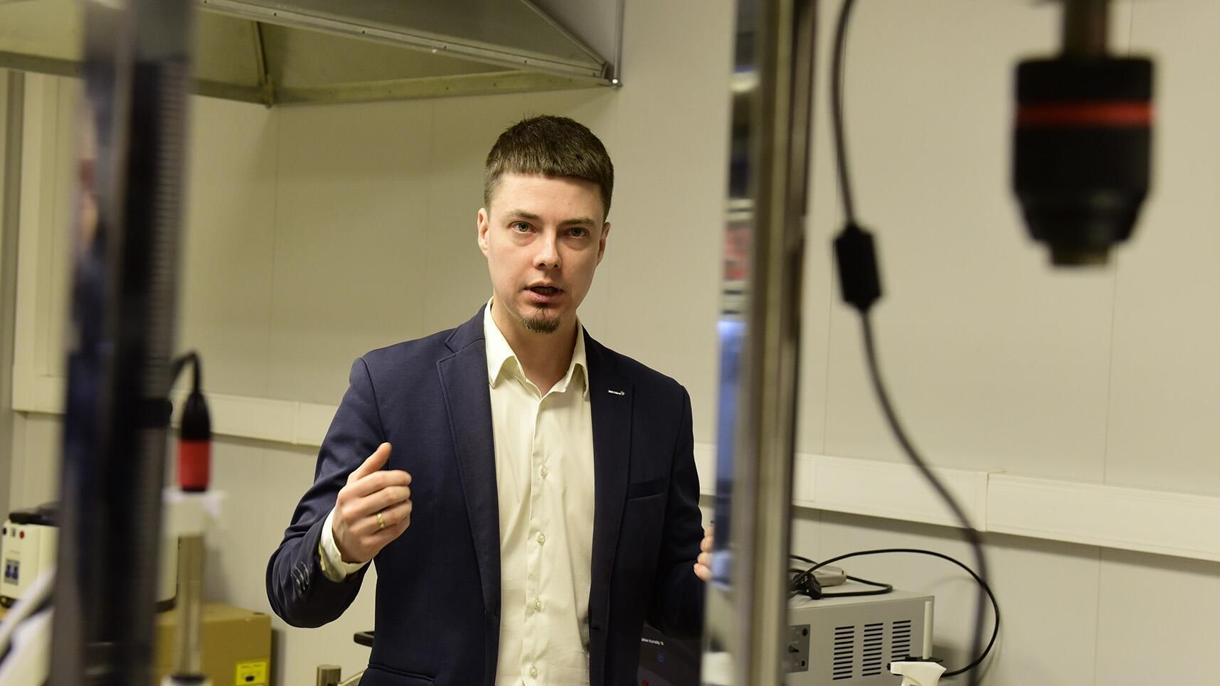 Соавтор разработки, директор НОЦ Биомедицинской инженерии НИТУ МИСИС Федор Сенатов Соавтор разработки, директор НОЦ Биомедицинской инженерии НИТУ МИСИС Федор Сенатов - РИА Новости, 1920, 07.04.2023