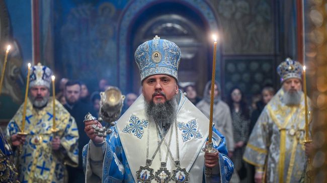 Предстоятель Украинской православной церкви Киевского патриархата (УПЦ КП) митрополит Киевский и всея Украины Епифаний