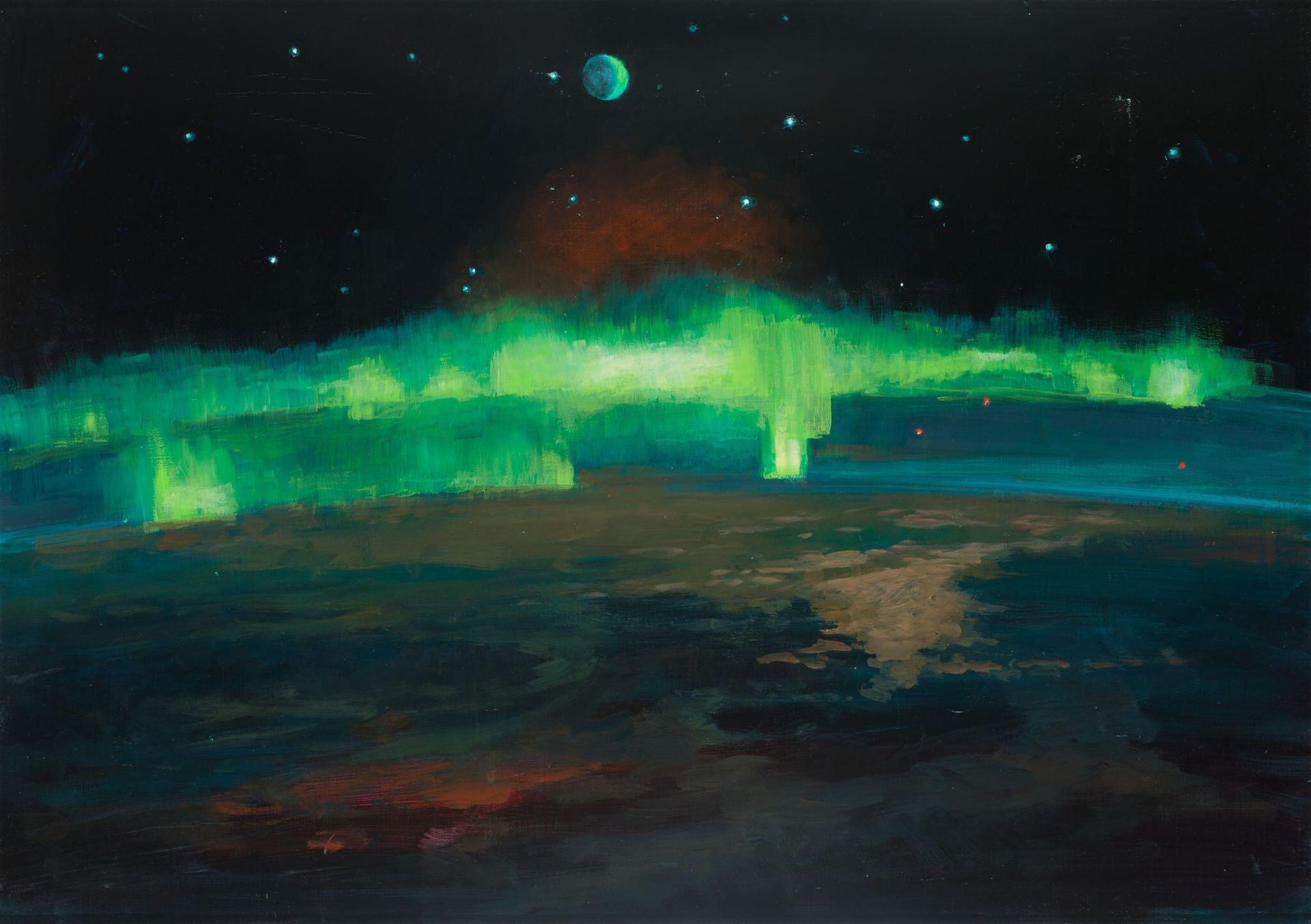 Леонов А.А. Полярное сияние. 2011. Холст, масло Леонов А.А. Полярное сияние. 2011. Холст, масло - РИА Новости, 1920, 12.04.2023
