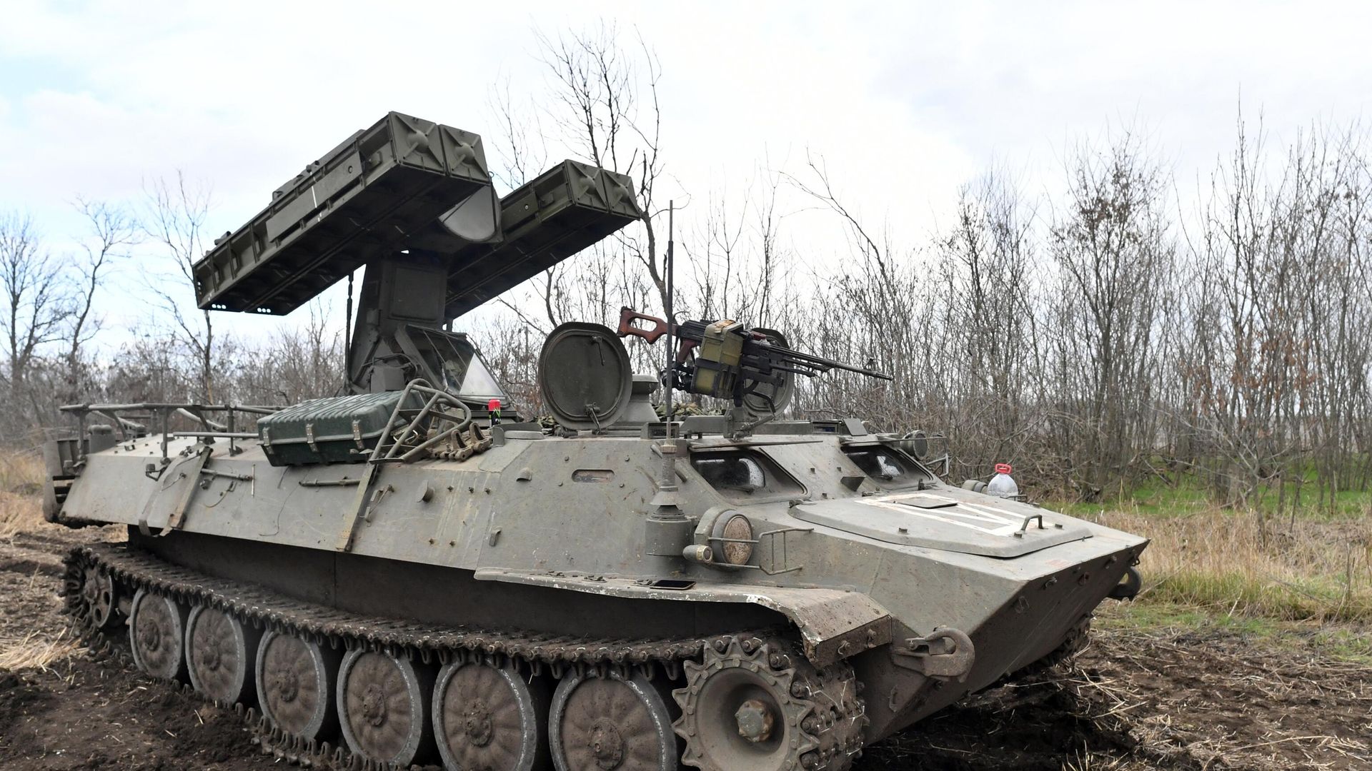 Зенитно-ракетный комплекс (ЗРК) Стрела-10 ВС РФ Зенитно-ракетный комплекс (ЗРК) Стрела-10 ВС РФ - РИА Новости, 1920, 10.10.2023