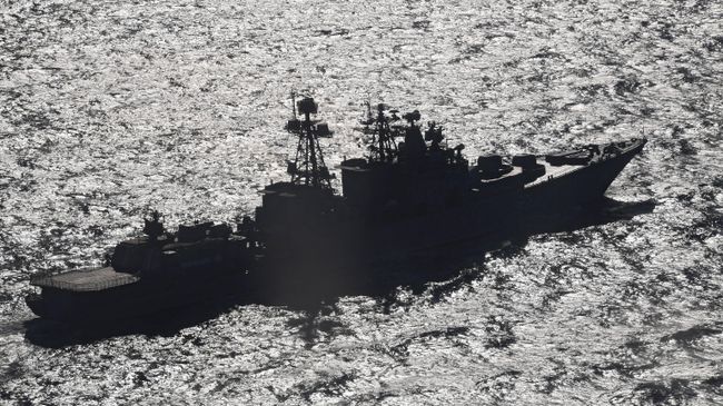 Большой противолодочный корабль Адмирал Пантелеев ВМФ РФ