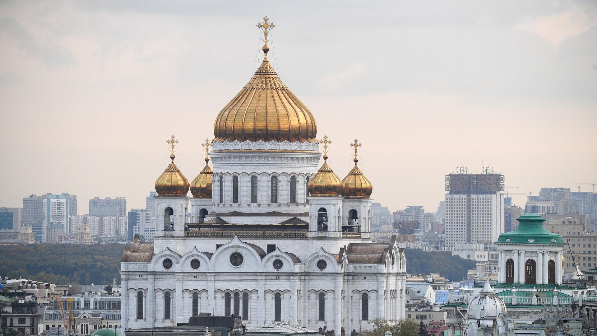 Вид на Храм Христа Спасителя в Москве Вид на Храм Христа Спасителя в Москве - РИА Новости, 1920, 16.05.2023