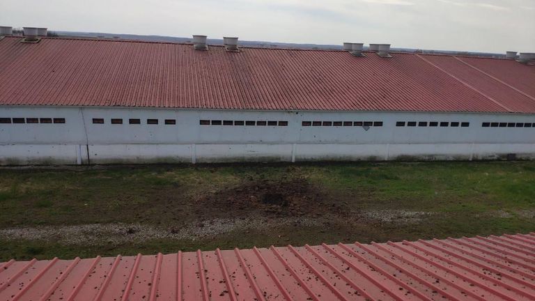 Последствия обстрела свинокомплекса Агро-Белогорье в Белгородской области Последствия обстрела свинокомплекса Агро-Белогорье в Белгородской области