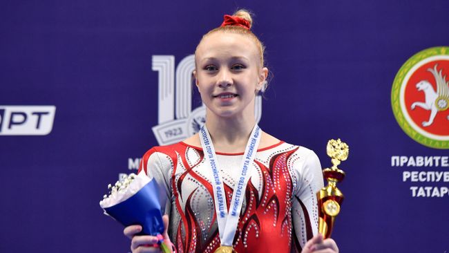 Российская гимнастка Виктория Листунова