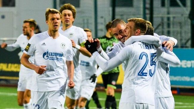 Футболисты Волгаря в матче Первой лиги Футболисты Волгаря в матче Первой лиги - РИА Новости, 1920, 18.10.2023