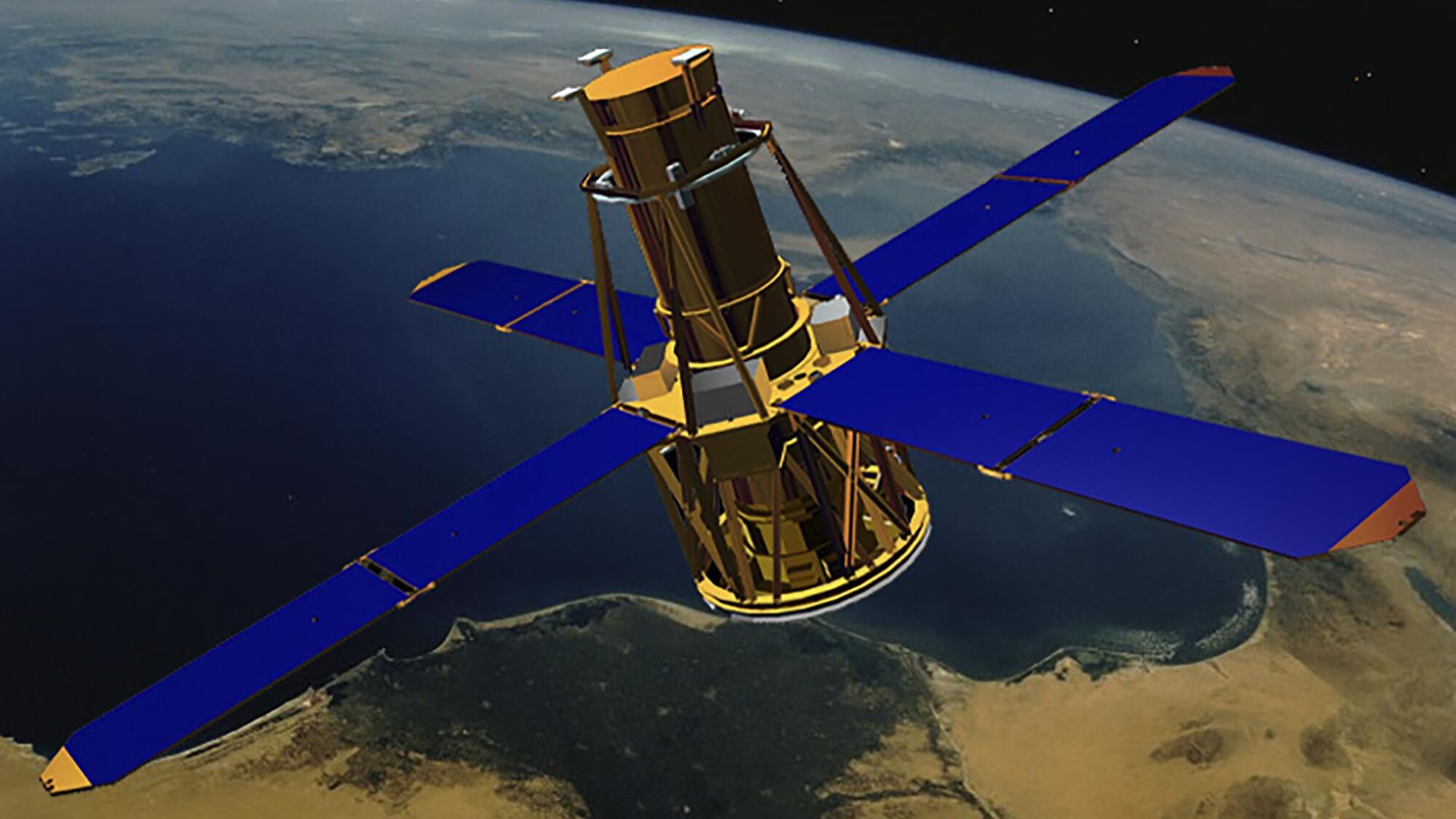 Спутник RHESSI (Reuven Ramaty High Energy Solar Spectroscopic Imager) Спутник RHESSI (Reuven Ramaty High Energy Solar Spectroscopic Imager) - РИА Новости, 1920, 20.04.2023