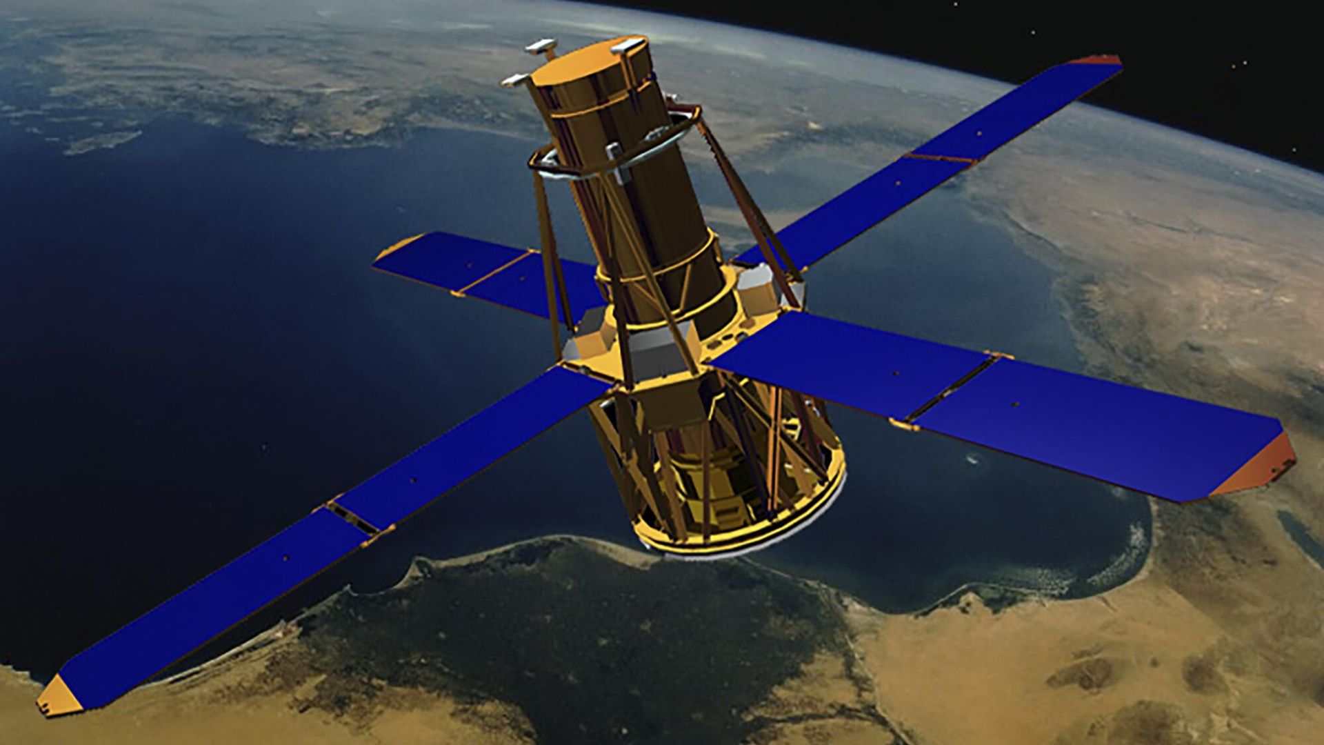 Спутник RHESSI (Reuven Ramaty High Energy Solar Spectroscopic Imager) Спутник RHESSI (Reuven Ramaty High Energy Solar Spectroscopic Imager) - РИА Новости, 1920, 20.04.2023