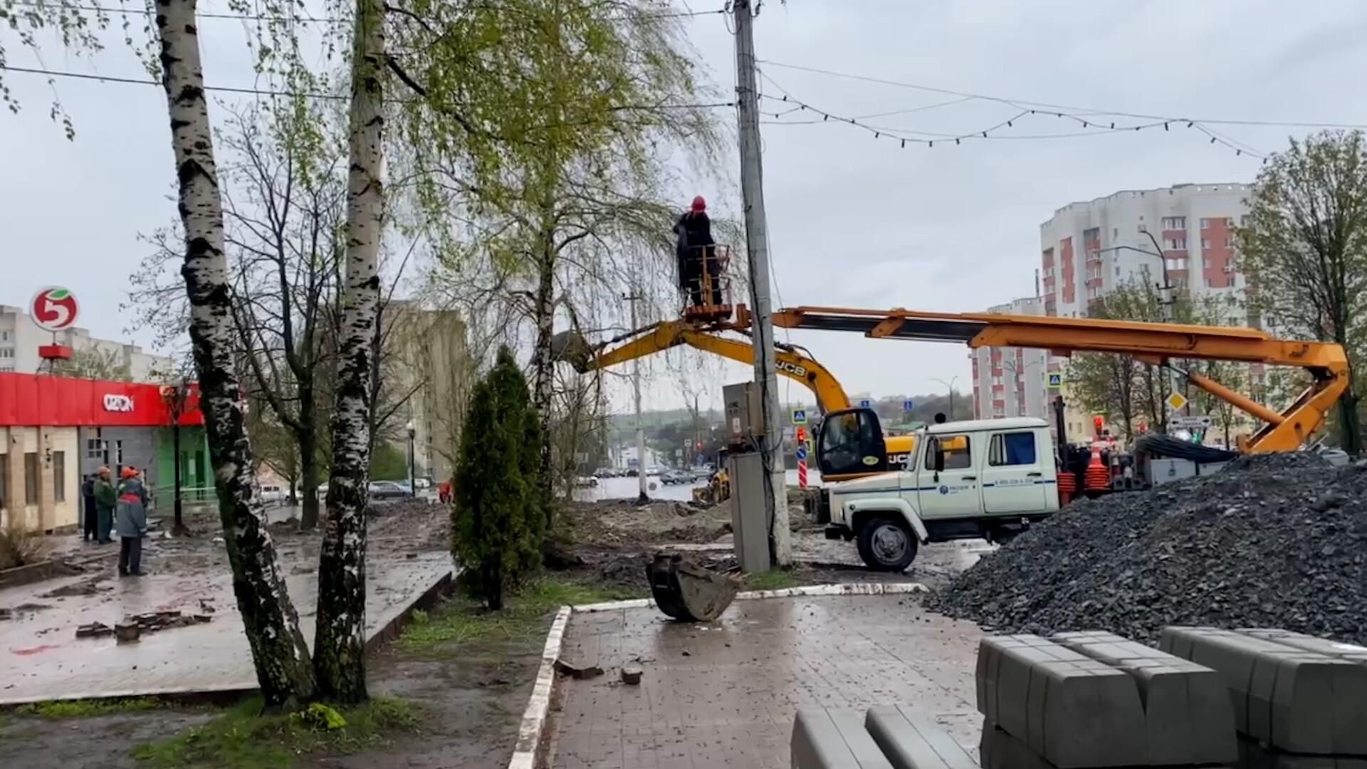 Кадры с места взрыва в Белгороде Кадры с места взрыва в Белгороде - РИА Новости, 1920, 21.04.2023