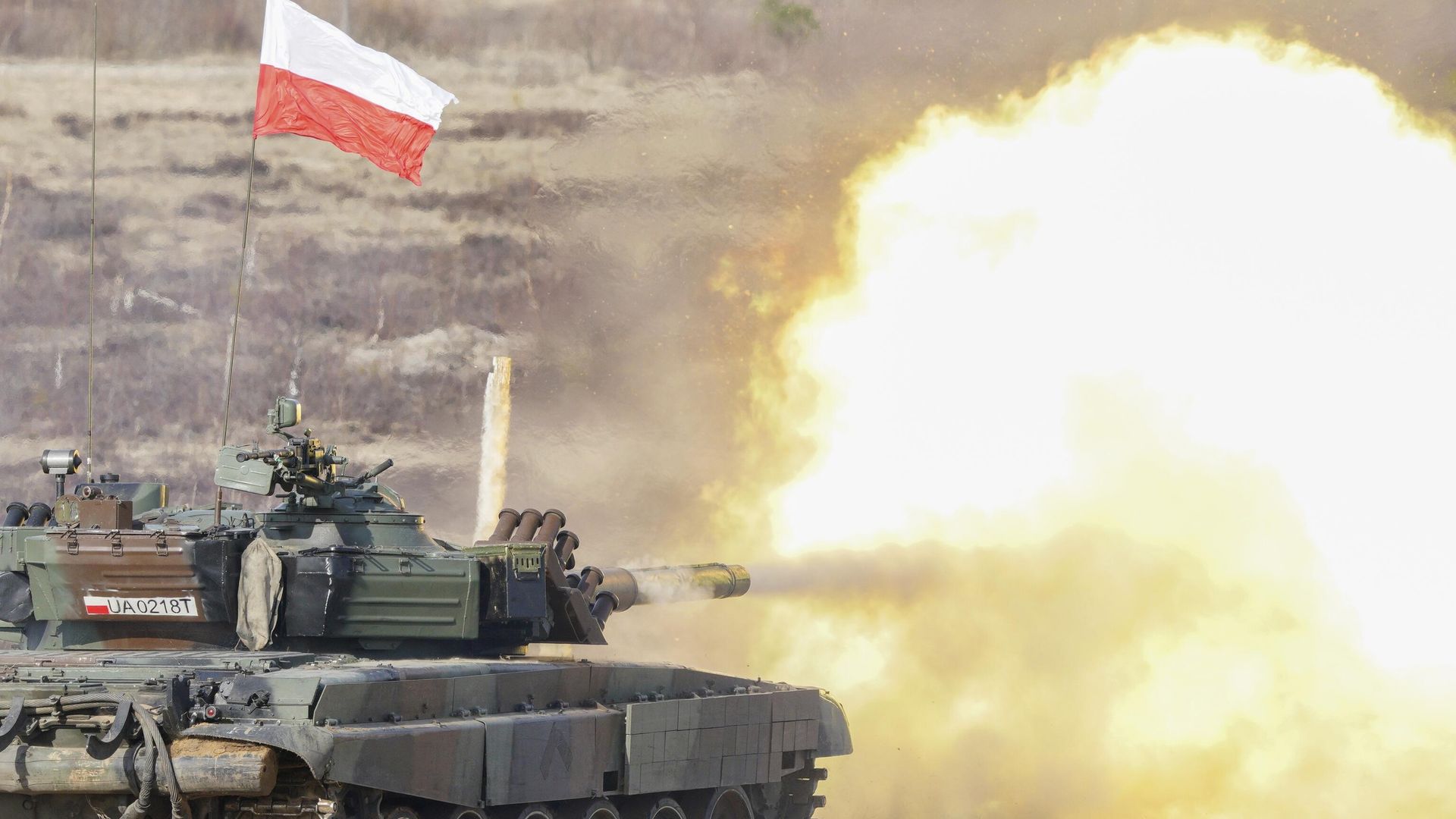 Польский танк во время военных учений Польский танк во время военных учений - РИА Новости, 1920, 23.09.2024