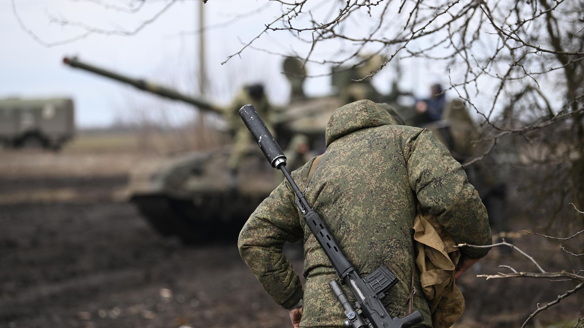 Российский военнослужащий Российский военнослужащий - РИА Новости, 1920, 03.04.2024