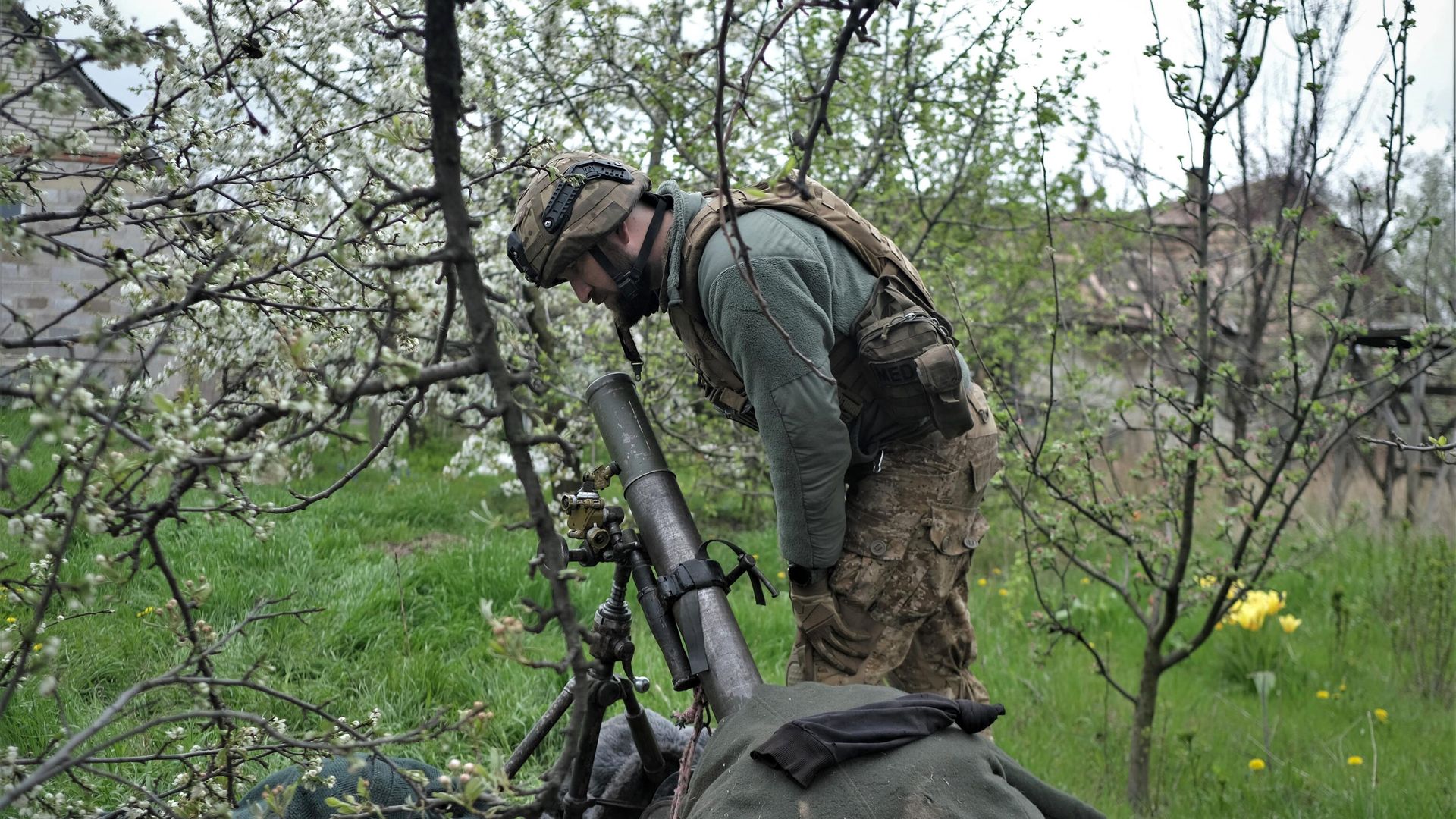 Украинский военнослужащий в Донецкой области Украинский военнослужащий в Донецкой области - РИА Новости, 1920, 26.04.2023