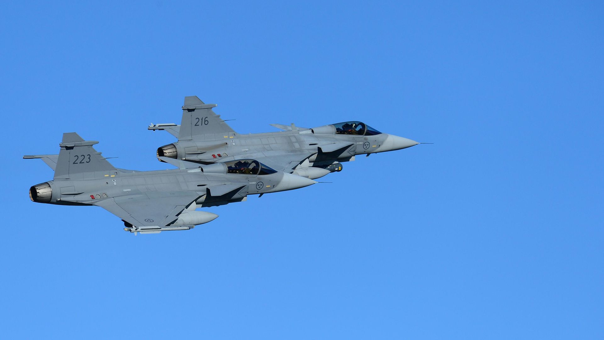 Шведские истребители Gripen - РИА Новости, 1920, 22.10.2025