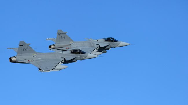 Шведские истребители Gripen