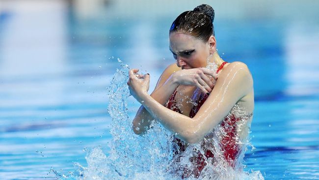 Синхронное плавание. Чемпионат России. Соло. Техническая программа