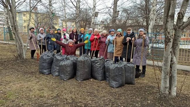 Всекузбасский субботник в Кемеровской области
